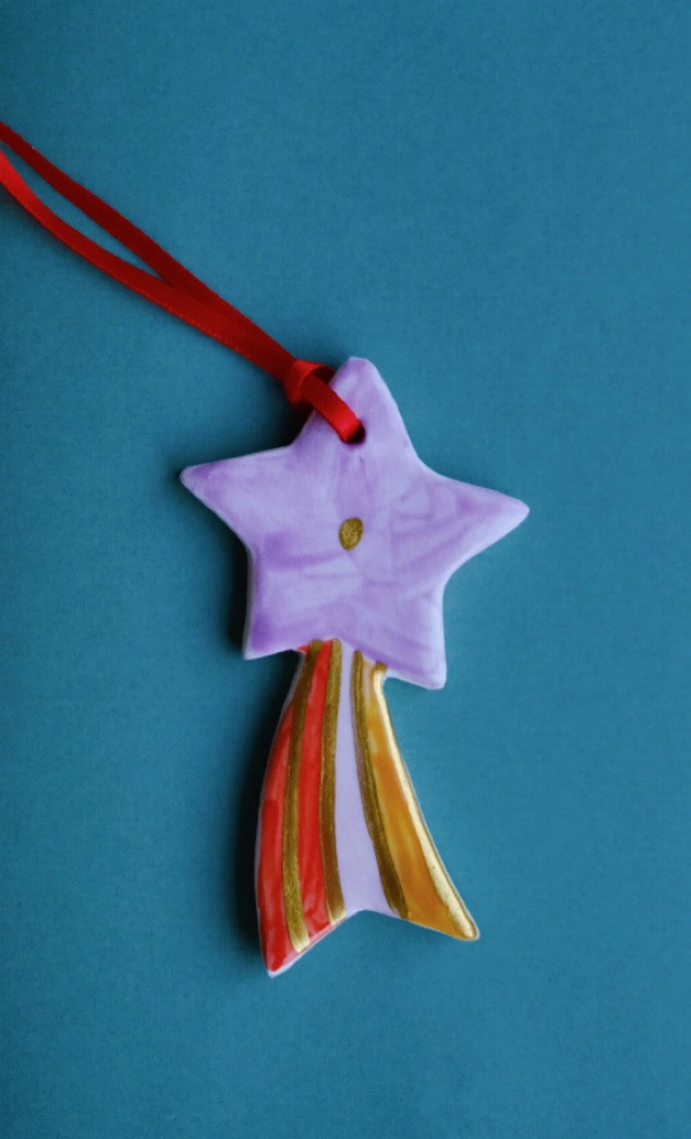 Lilac Star, Ceramic Decoration