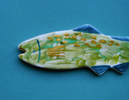 Green Fish, Ceramic Decoration