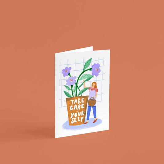 Take Care, Greetings Card