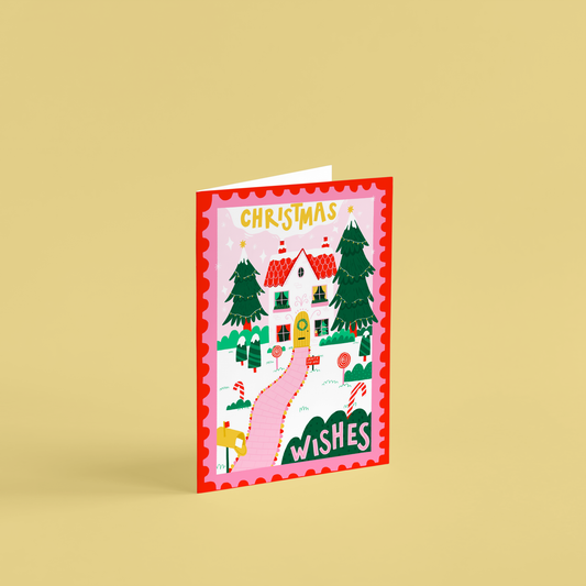 Christmas Wishes, Christmas Greetings Card